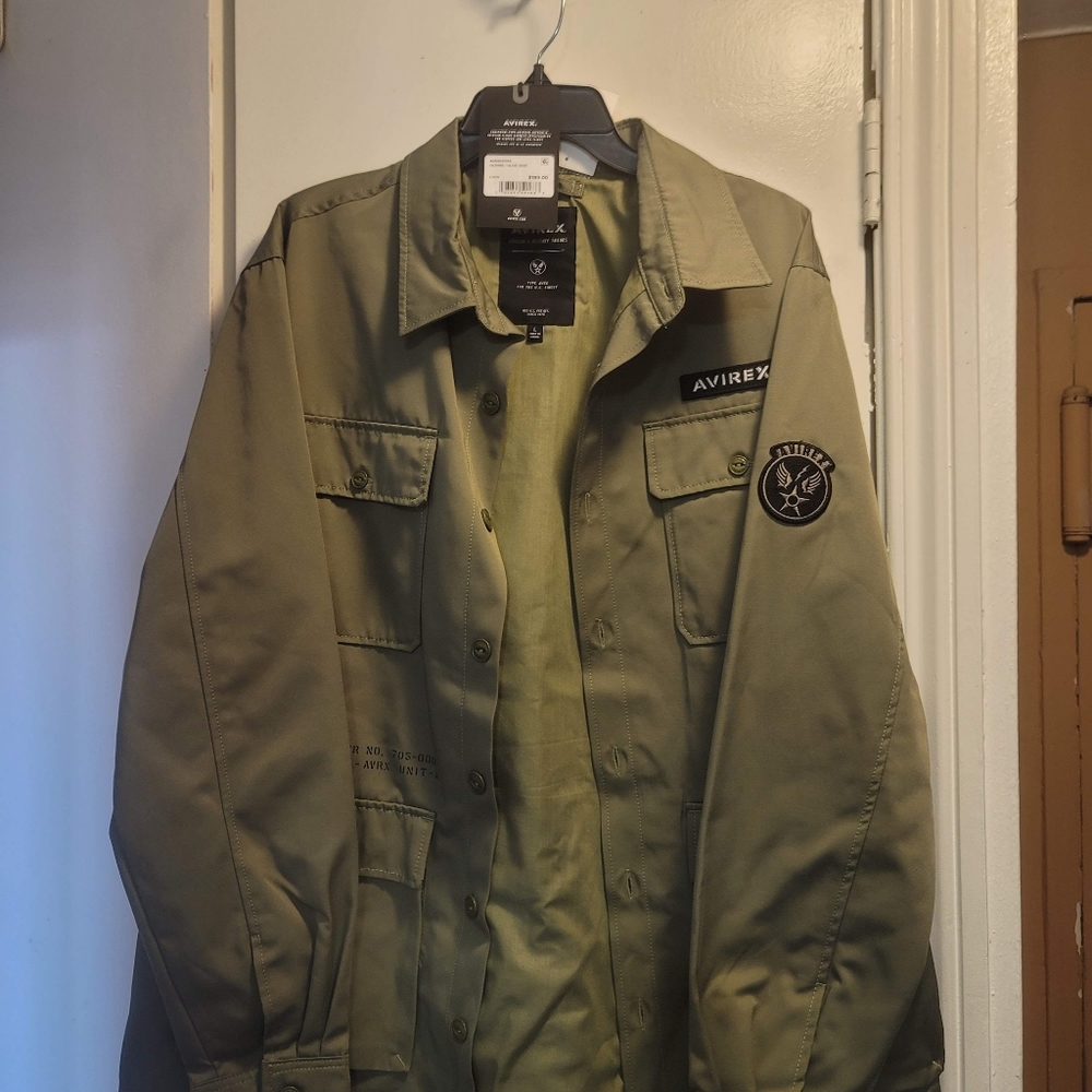 Avirex Chinese Dragon Themed Army Jacket - Picture 2 of 2